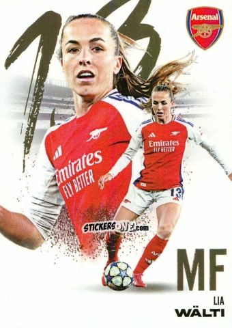 Figurina Lia Wälti - Arsenal FX 2024-2025
 n. AFXB33 - Futera