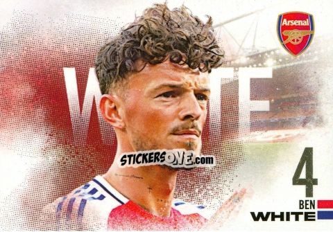 Sticker Ben White - Arsenal FX 2024-2025
 n. AFXL03 - Futera