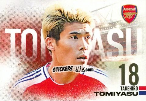 Figurina Takehiro Tomiyasu - Arsenal FX 2024-2025
 n. AFXL05 - Futera