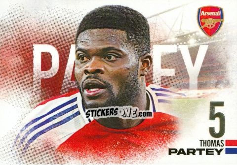 Sticker Thomas Partey - Arsenal FX 2024-2025
 n. AFXL08 - Futera