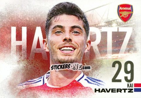 Figurina Kai Havertz - Arsenal FX 2024-2025
 n. AFXL10 - Futera