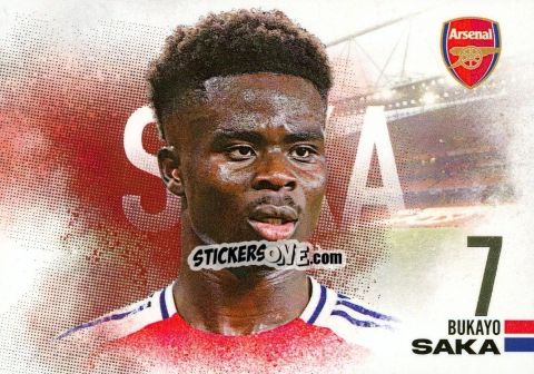Figurina Bukayo Saka - Arsenal FX 2024-2025
 n. AFXL13 - Futera
