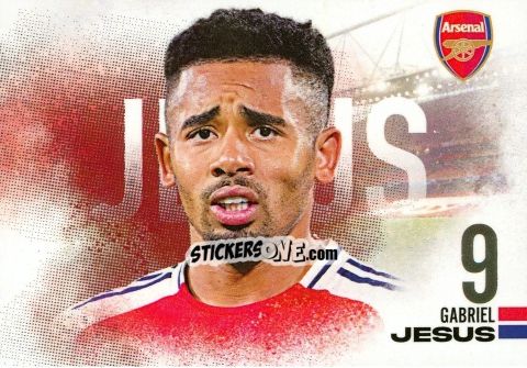 Figurina Gabriel Jesus - Arsenal FX 2024-2025
 n. AFXL14 - Futera