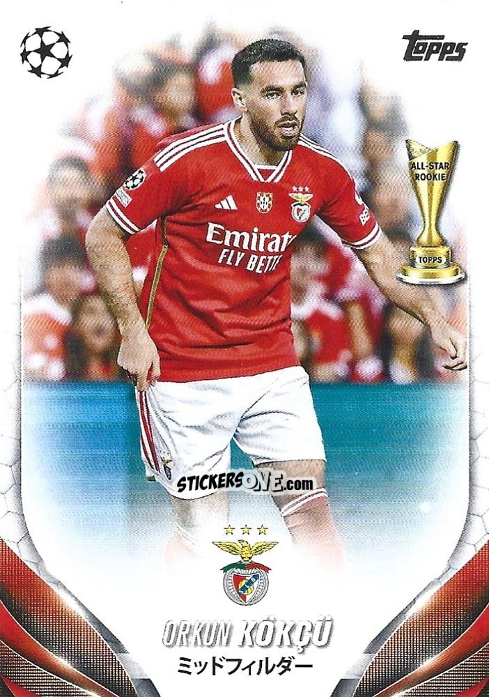 Sticker Orkun Kökçü - UEFA Club Competitions 2023-2024 Japan Edition
 n. 188 - Topps
