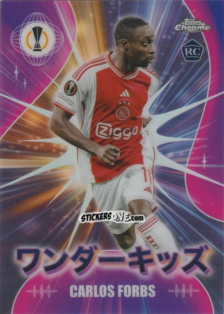 Cromo Carlos Forbs - UEFA Club Competitions 2023-2024 Japan Edition
 n. WK-17 - Topps