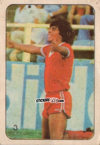 Cromo Diego Maradona  - Super Futbol 1979 n. 3 - Industria Argentina (Crack)