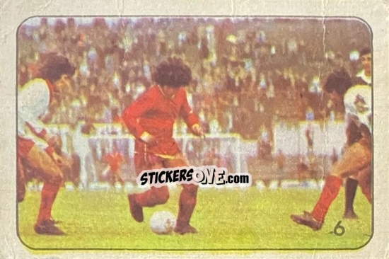 Cromo Diego Maradona  - Super Futbol 1979 n. 6 - Industria Argentina (Crack)
