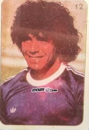 Cromo  Diego Maradona  - Super Futbol 1979 n. 12 - Industria Argentina (Crack)