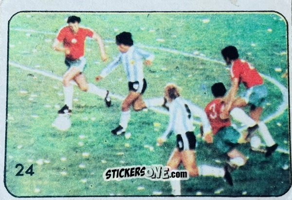 Cromo Diego Maradona - Super Futbol 1979 n. 24 - Industria Argentina (Crack)