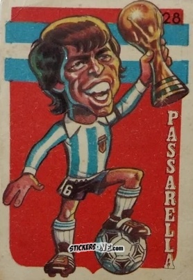 Figurina Passarella - Super Futbol 1979 n. 28 - Industria Argentina (Crack)