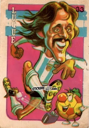 Cromo  Luque  - Super Futbol 1979 n. 33 - Industria Argentina (Crack)