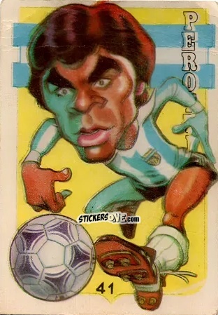 Sticker  Perotti  - Super Futbol 1979 n. 41 - Industria Argentina (Crack)