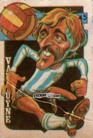 Sticker  Van Tuyne  - Super Futbol 1979 n. 45 - Industria Argentina (Crack)