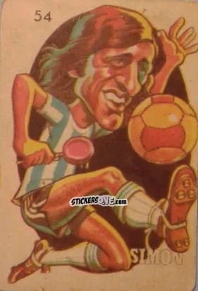 Figurina Juan Simon - Super Futbol 1979 n. 54 - Industria Argentina (Crack)