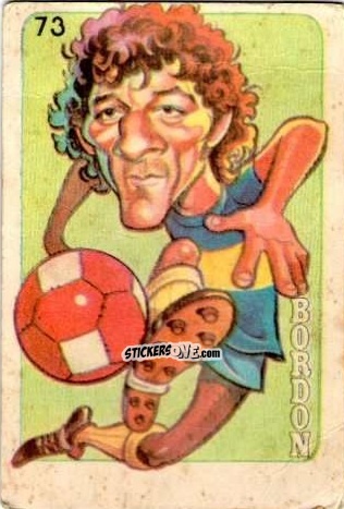 Figurina  Bordon  - Super Futbol 1979 n. 73 - Industria Argentina (Crack)