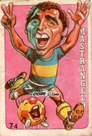 Figurina  Mastrangelo  - Super Futbol 1979 n. 74 - Industria Argentina (Crack)