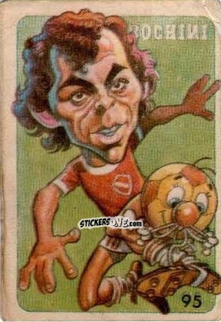 Sticker  Bochini  - Super Futbol 1979 n. 95 - Industria Argentina (Crack)