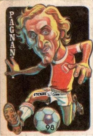 Sticker  Pagnanini  - Super Futbol 1979 n. 98 - Industria Argentina (Crack)