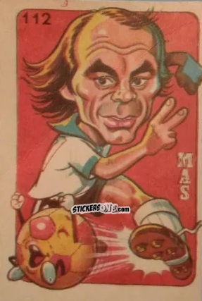 Figurina  Oscar Mas  - Super Futbol 1979 n. 112 - Industria Argentina (Crack)