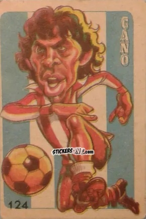 Sticker  Cano  - Super Futbol 1979 n. 124 - Industria Argentina (Crack)