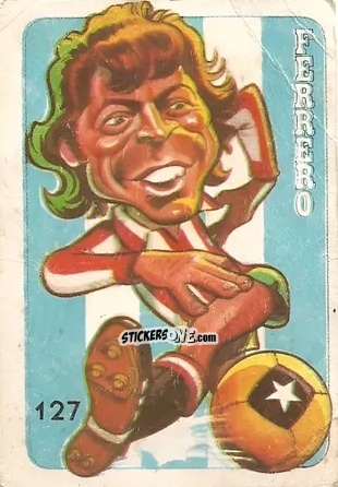 Figurina  Ferrero  - Super Futbol 1979 n. 127 - Industria Argentina (Crack)