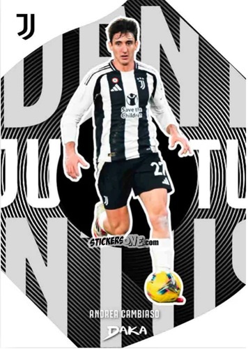 Cromo Andrea Cambiaso - Juventus 2024-2025 Top Audience n. BF-2 - DAKA