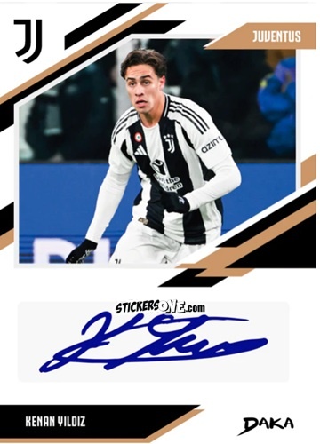 Cromo Kenan Yildiz - Juventus 2024-2025 Top Audience n. AU-2-A - DAKA