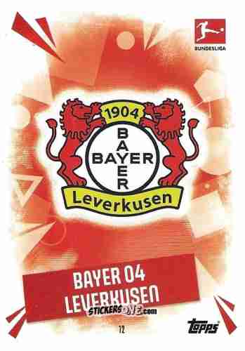 Sticker Logo - German Fussball Bundesliga 2025-2026. Match Attax n. 12 - Topps