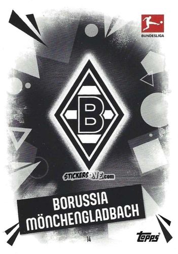 Sticker Logo - German Fussball Bundesliga 2025-2026. Match Attax n. 14 - Topps