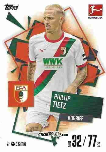 Cromo Phillip Tietz - German Fussball Bundesliga 2025-2026. Match Attax n. 27 - Topps