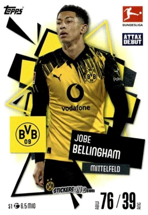 Sticker Jobe Bellingham - German Fussball Bundesliga 2025-2026. Match Attax n. 51 - Topps