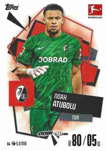 Sticker Noah Atubolu - German Fussball Bundesliga 2025-2026. Match Attax n. 64 - Topps