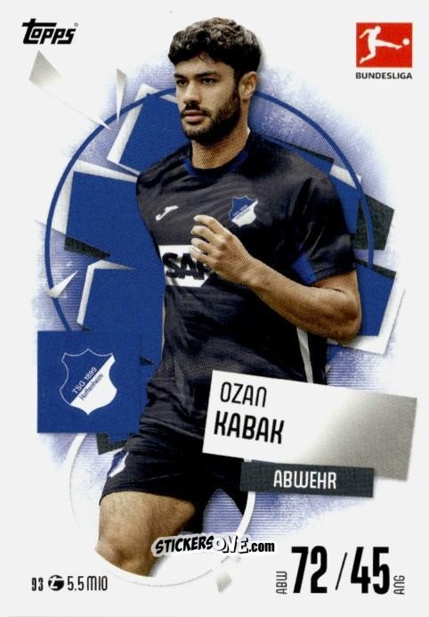 Cromo Ozan Kabak - German Fussball Bundesliga 2025-2026. Match Attax n. 93 - Topps
