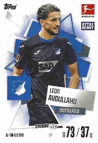 Figurina Leon Avdullahu - German Fussball Bundesliga 2025-2026. Match Attax n. 97 - Topps
