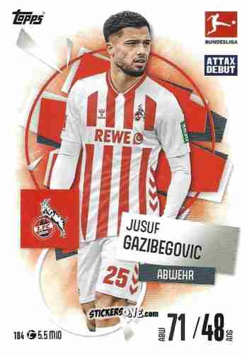 Sticker Jusuf Gazibegović - German Fussball Bundesliga 2025-2026. Match Attax n. 104 - Topps