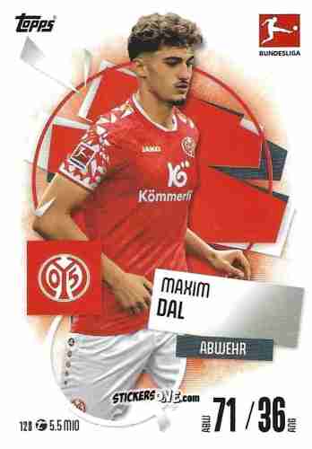 Cromo Maxim Dal - German Fussball Bundesliga 2025-2026. Match Attax n. 128 - Topps