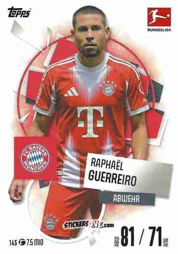 Figurina Raphaël Guerreiro - German Fussball Bundesliga 2025-2026. Match Attax n. 145 - Topps