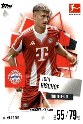 Figurina Tom Bischof - German Fussball Bundesliga 2025-2026. Match Attax n. 151 - Topps