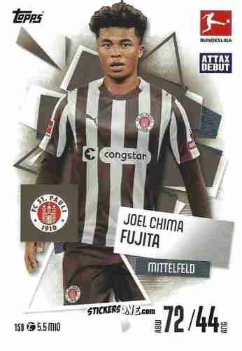 Sticker Joel Chima Fujita - German Fussball Bundesliga 2025-2026. Match Attax n. 158 - Topps