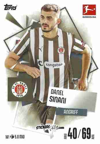 Cromo Danel Sinani - German Fussball Bundesliga 2025-2026. Match Attax n. 161 - Topps