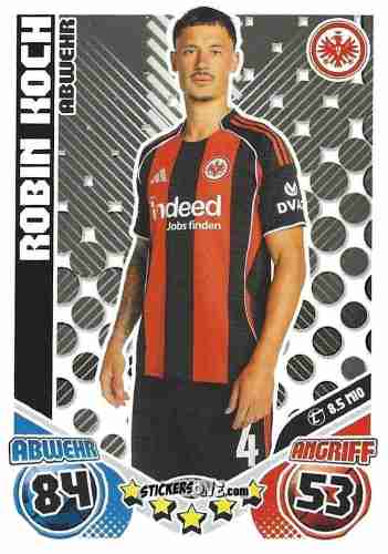 Cromo Robin Koch - German Fussball Bundesliga 2025-2026. Match Attax n. 221 - Topps