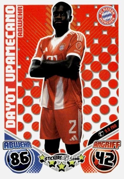 Figurina Dayot Upamecano - German Fussball Bundesliga 2025-2026. Match Attax n. 231 - Topps