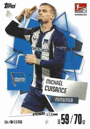 Cromo Michael Cuisance - German Fussball Bundesliga 2025-2026. Match Attax n. 254 - Topps