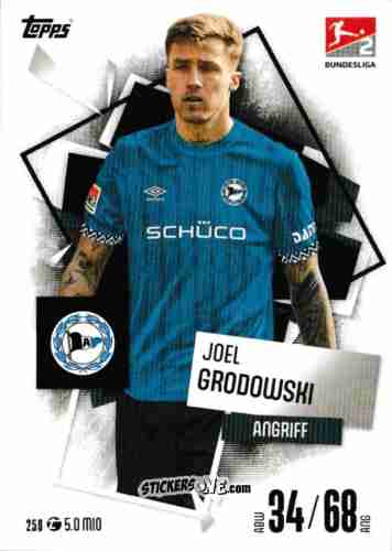 Cromo Joel Grodowski - German Fussball Bundesliga 2025-2026. Match Attax n. 258 - Topps