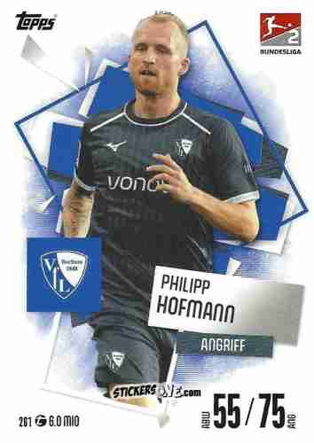 Sticker Philipp Hofmann - German Fussball Bundesliga 2025-2026. Match Attax n. 261 - Topps