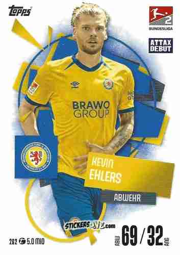 Sticker Kevin Ehlers - German Fussball Bundesliga 2025-2026. Match Attax n. 262 - Topps