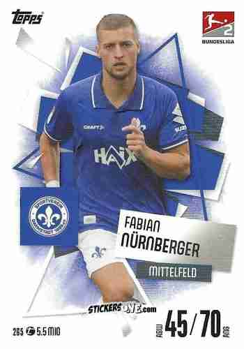 Cromo Fabian Nürnberger - German Fussball Bundesliga 2025-2026. Match Attax n. 265 - Topps