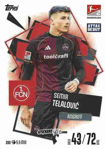 Cromo Semir Telalovic - German Fussball Bundesliga 2025-2026. Match Attax n. 300 - Topps