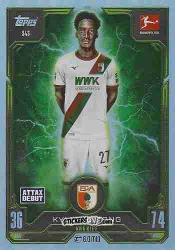 Cromo Kyliane Dong - German Fussball Bundesliga 2025-2026. Match Attax n. 343 - Topps