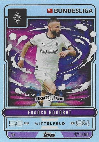Cromo Franck Honorat - German Fussball Bundesliga 2025-2026. Match Attax n. 383 - Topps